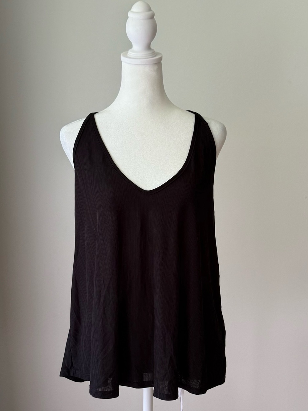 Free People Intimately Black Racerback Tank Top L